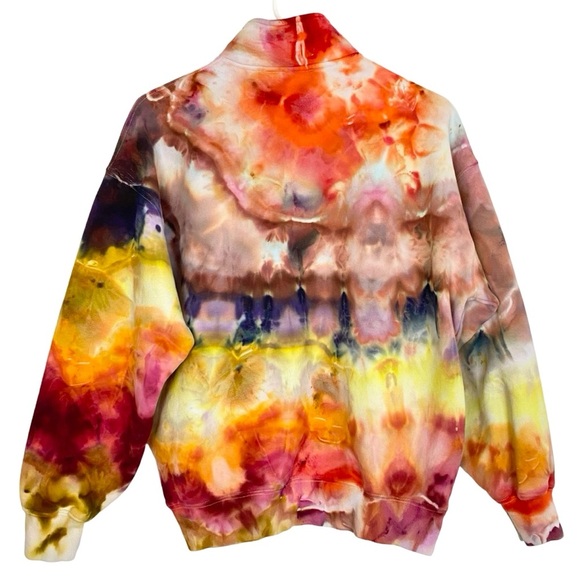 Aritzia TNA Sweatfleece Women Size Small Cozy Fleece Mega Fit 1/4 Zip Sweatshirt - Picture 2 of 12